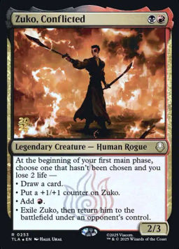 Zuko, Conflicted