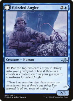 Grizzled Angler // Grisly Anglerfish
