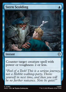 Stern Scolding