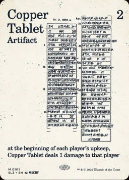 Copper Tablet