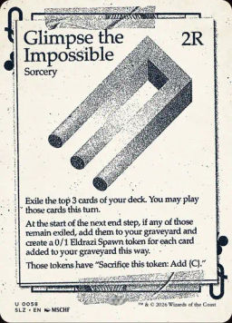 Glimpse the Impossible