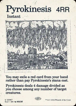 Pyrokinesis