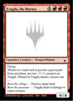 Tragda, the Burner