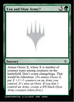 You and Ooze Army?