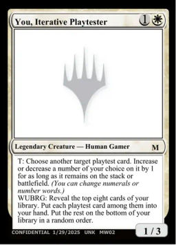 You, Iterative Playtester