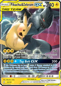 Pikachu & Zekrom GX