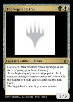 The Vegetable Car