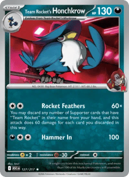 Team Rocket's Honchkrow