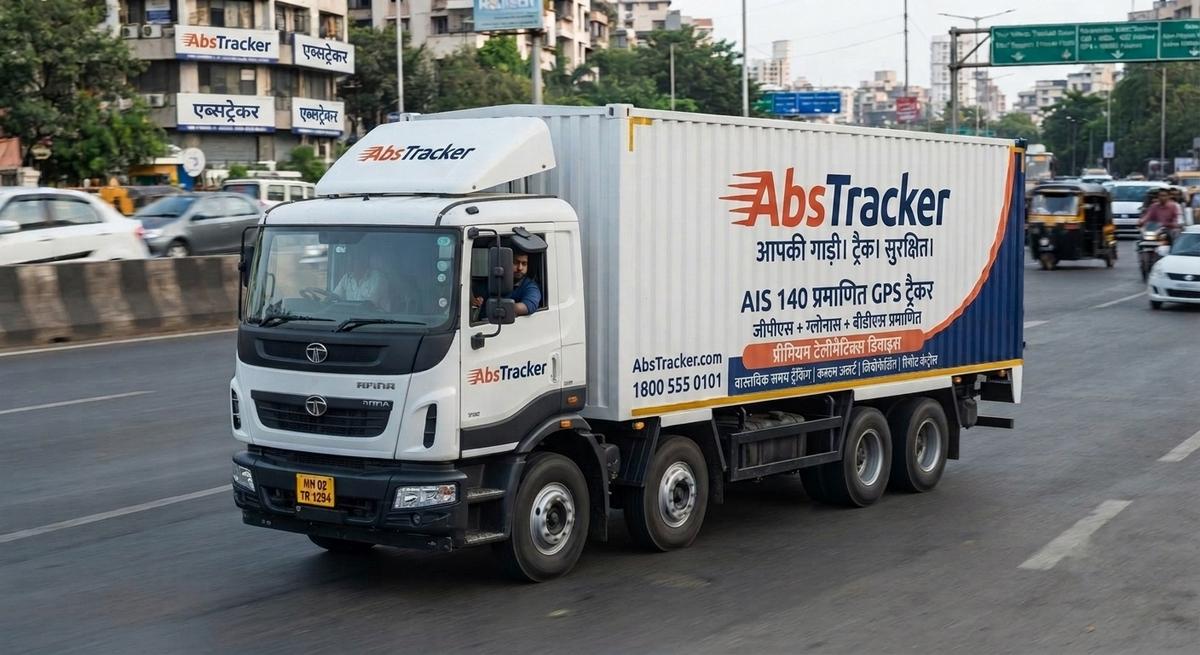 Best AIS 140 GPS Tracker for Logistics Trucks in Vapi | AbsTracker