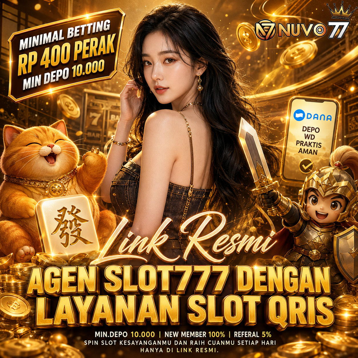 NUVO77 - Link Bandar Slot Qris Resmi Dengan Game Slot777 Ternama Di Indonesia