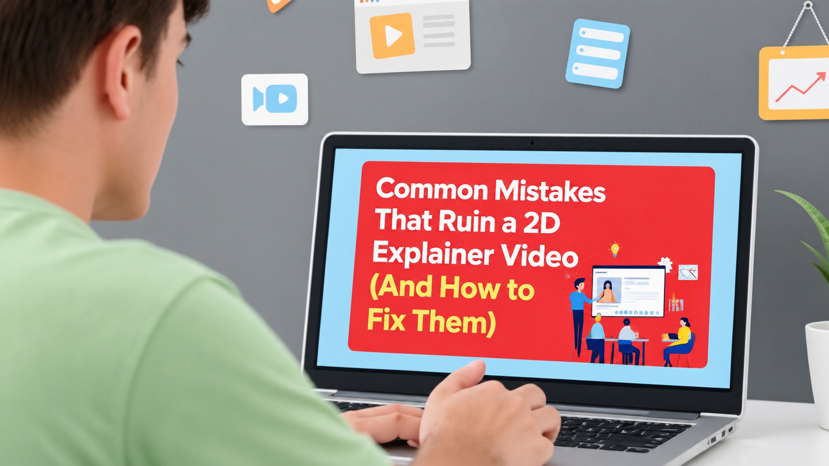 Common Mistakes That Ruin a 2D Explainer Video (And How to Fix Them)