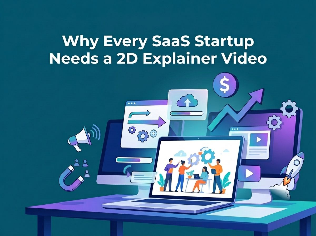 Why Every SaaS Startup Needs a 2D Explainer Video