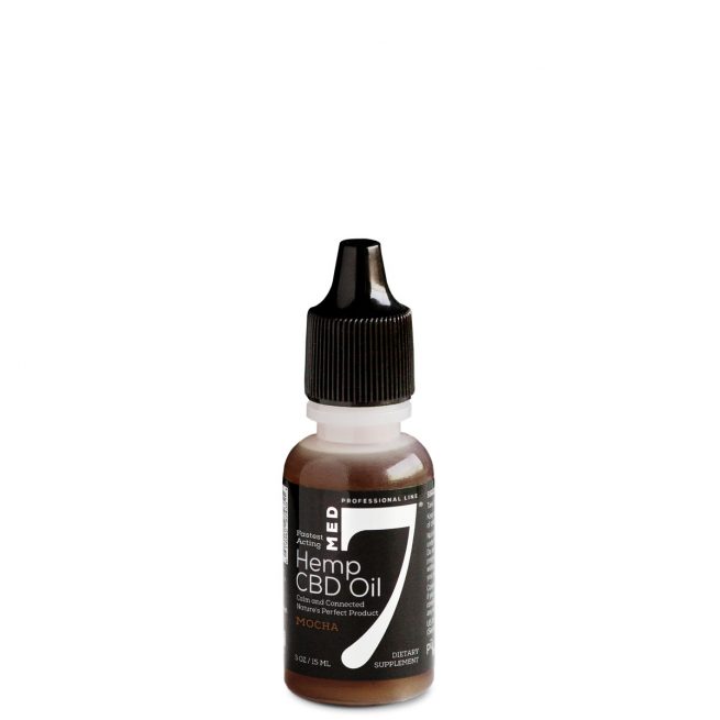 844 mg Med 7 Hemp CBD Oil Travel Size - Image 3
