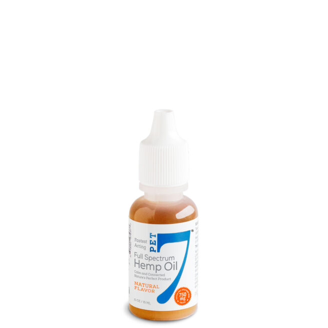 750 mg Pet 7 Hemp CBD Oil Travel Size