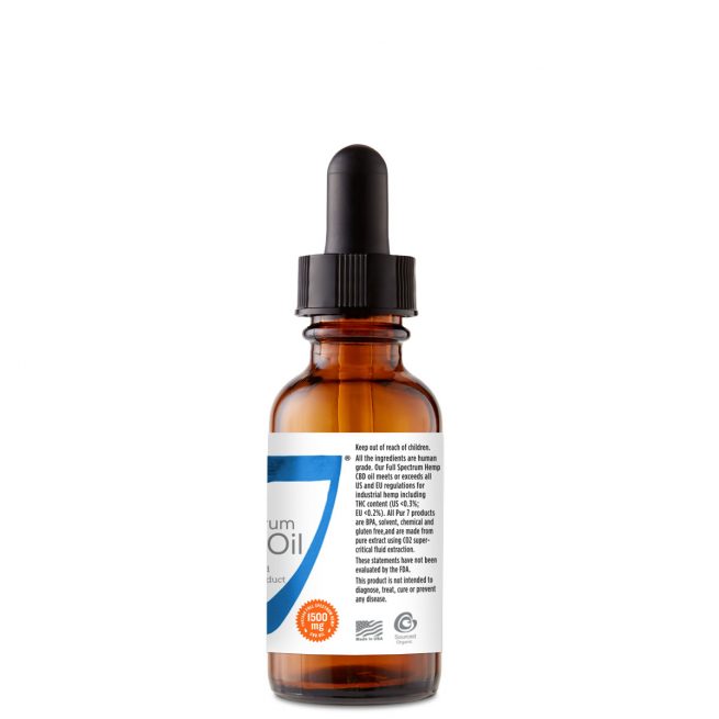 1500 mg Pet 7 Hemp CBD Oil - Image 2