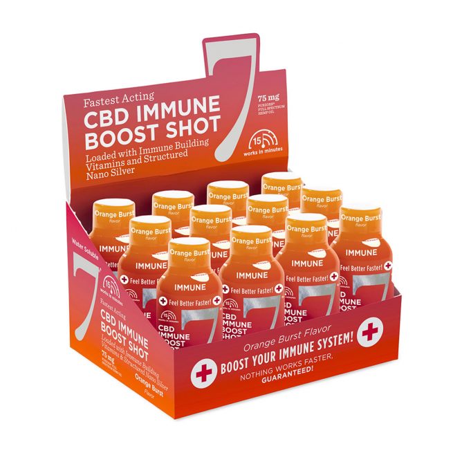 7 CBD Immune Boost Shot 12-Pack