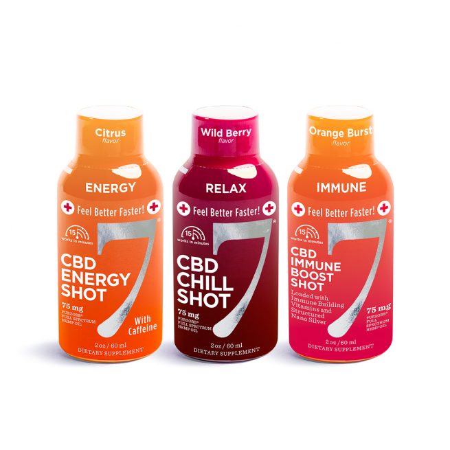 7 CBD Shots Variety Pack – Save $18