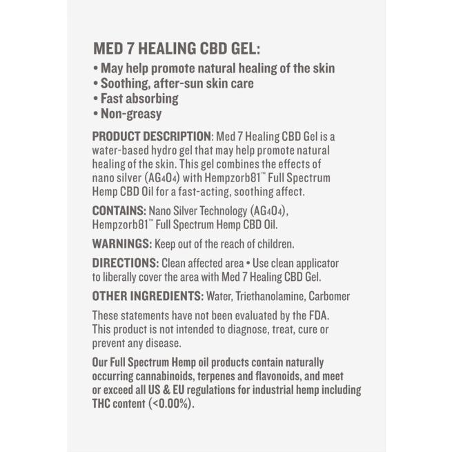 500 mg Med 7 Healing Gel - Image 2