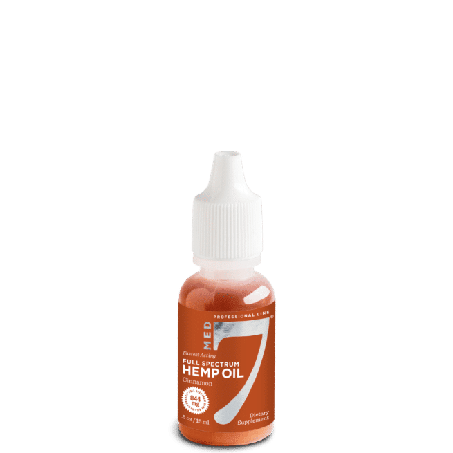 844 mg Med 7 Hemp CBD Oil Travel Size