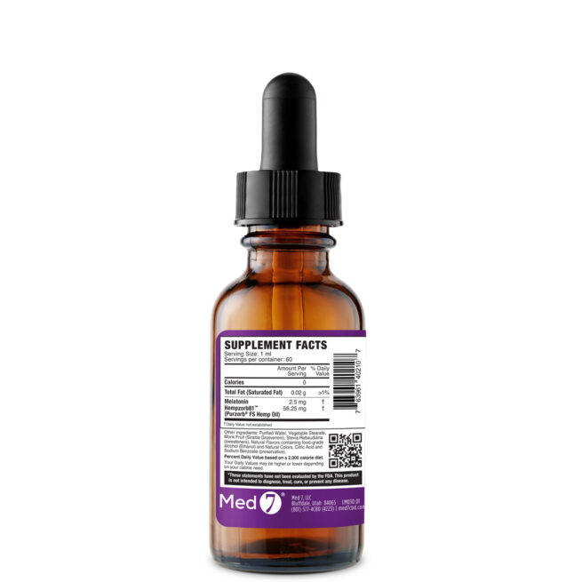 2 oz/60 ml | 3375 mg Med 7 PM with Melatonin - Image 2