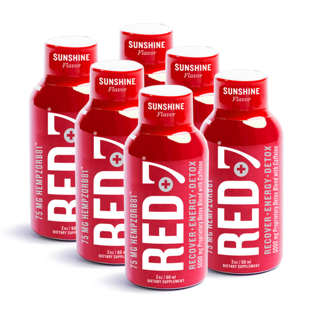 RED 7 CBD Recover+Energy+Detox Shot - Image 2