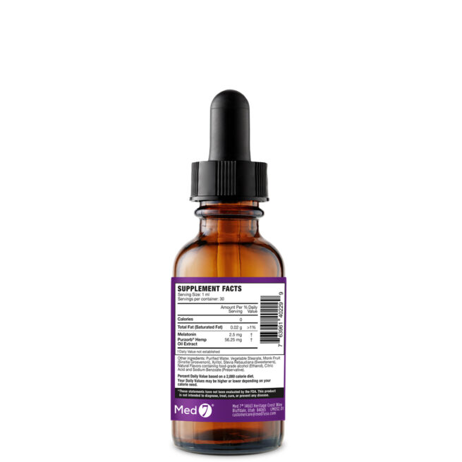 1 oz/30 ml | 1687 mg Med 7 PM with Melatonin - Image 2