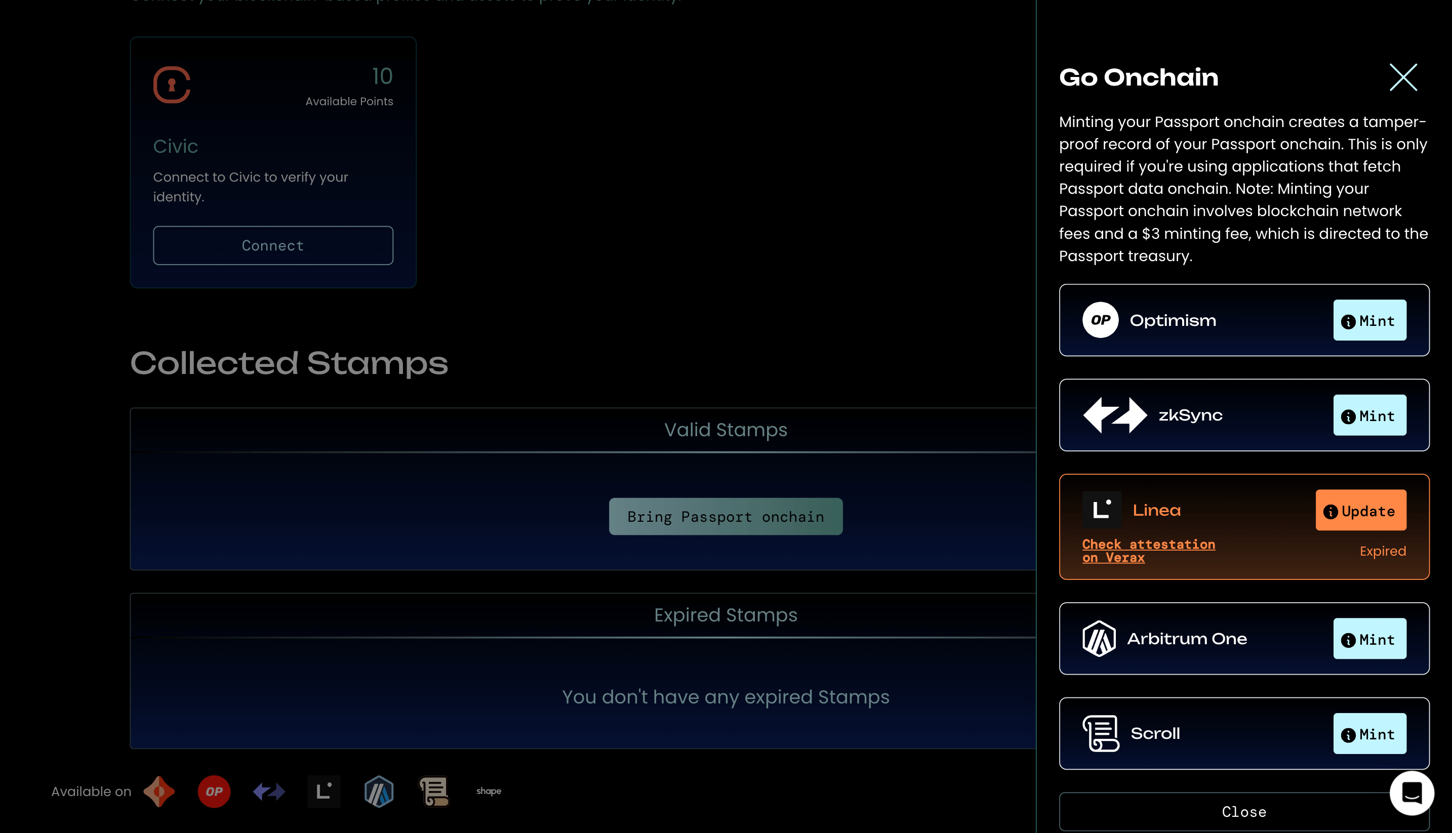 Desktop website mockup