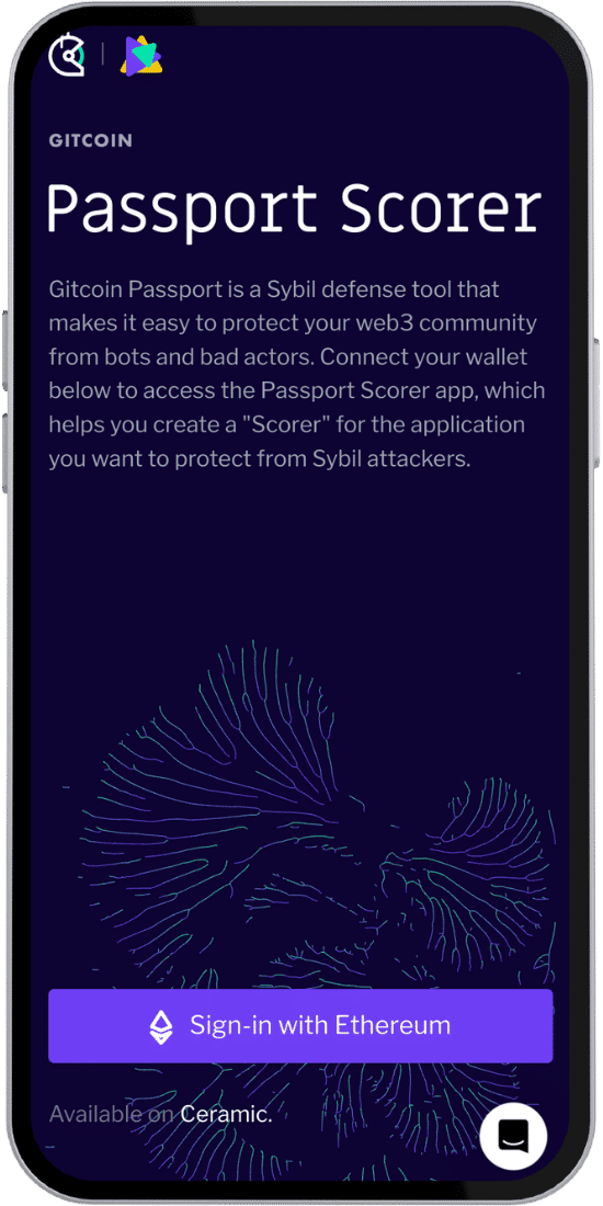 Mobile phone with website open