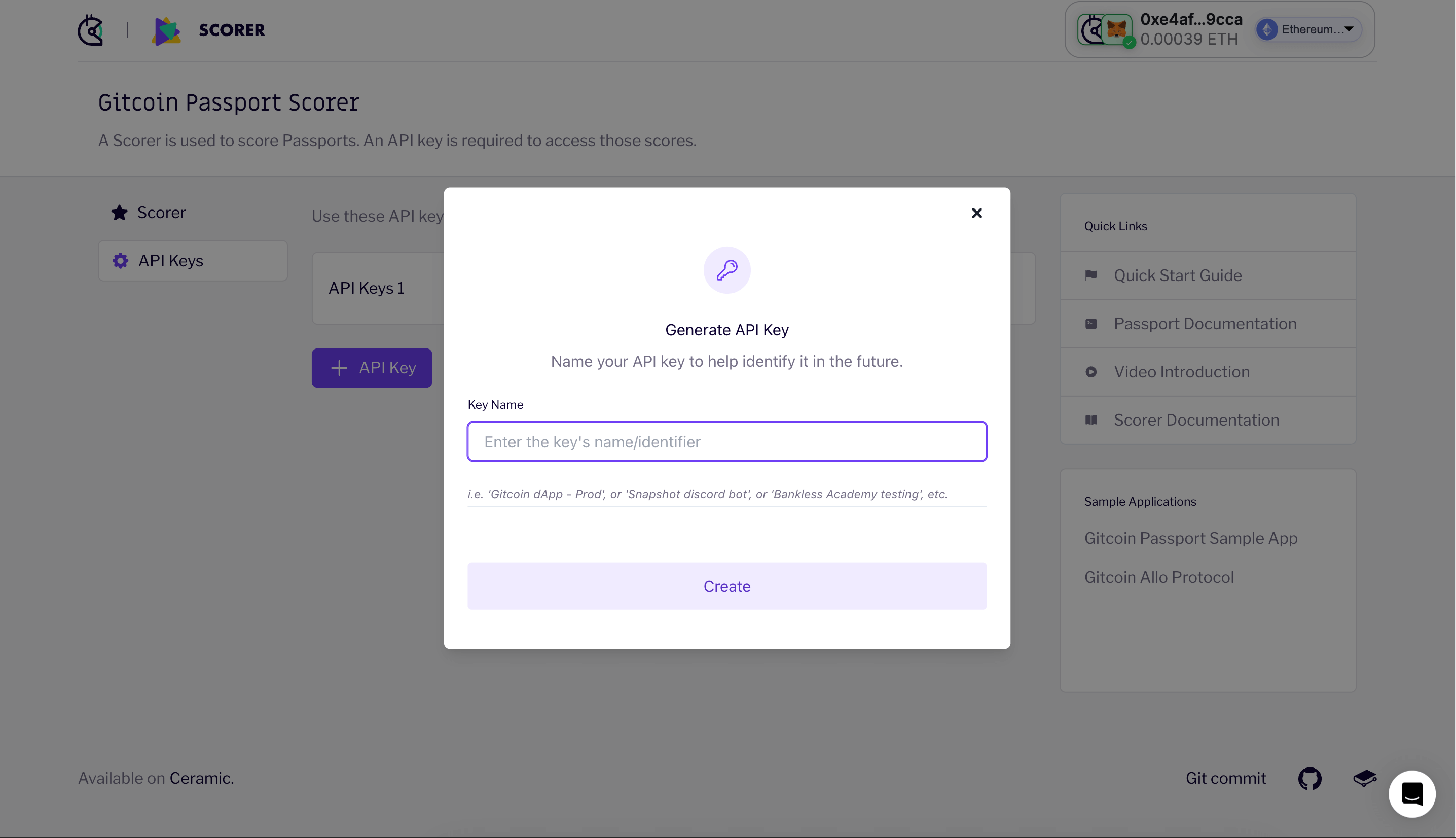 Desktop website mockup