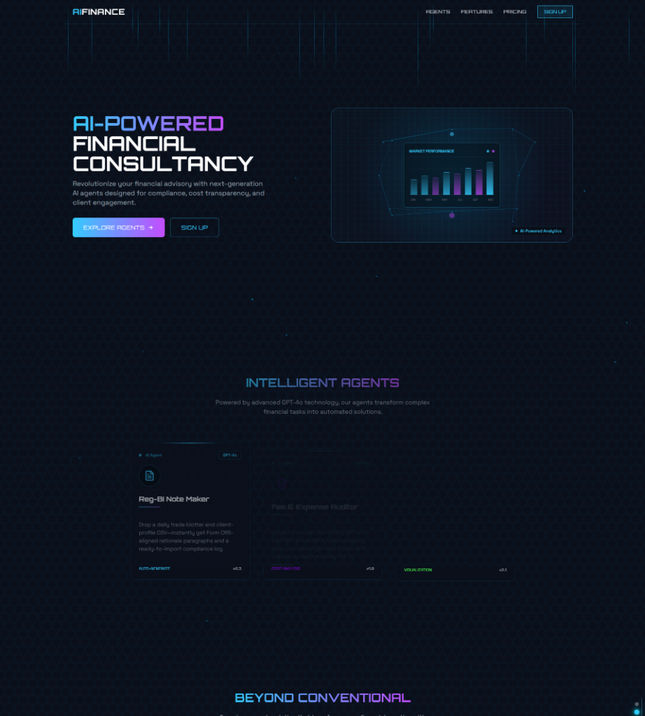 AI Finance Consultant preview