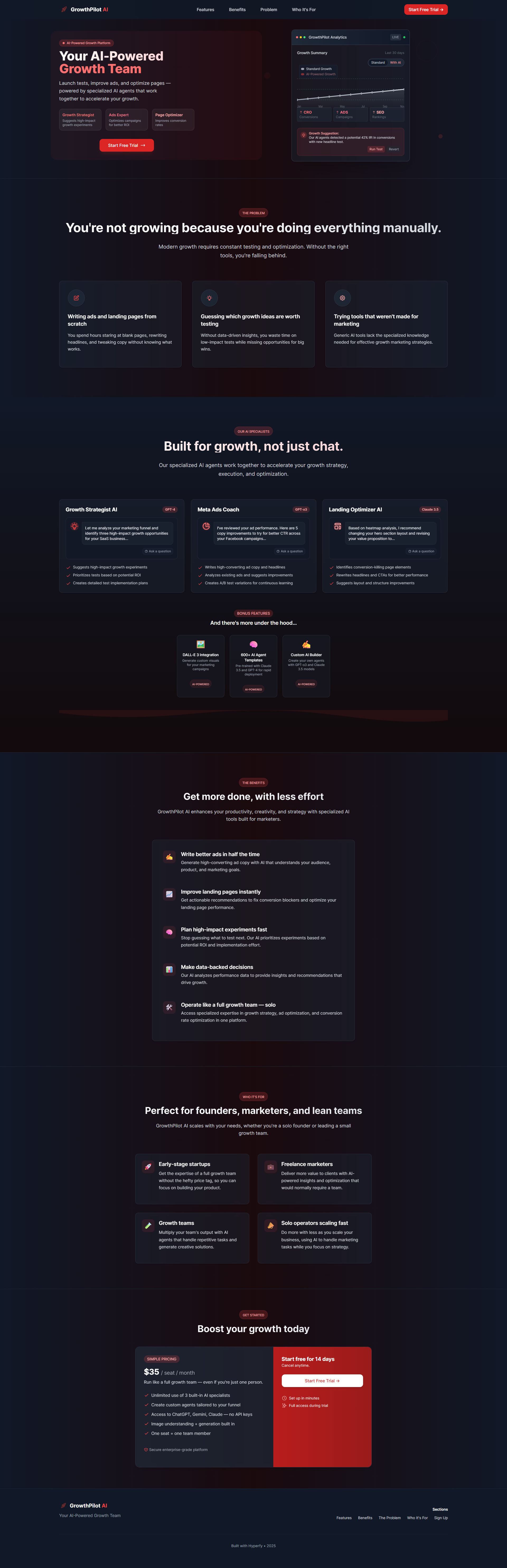 Growth Pilot AI preview