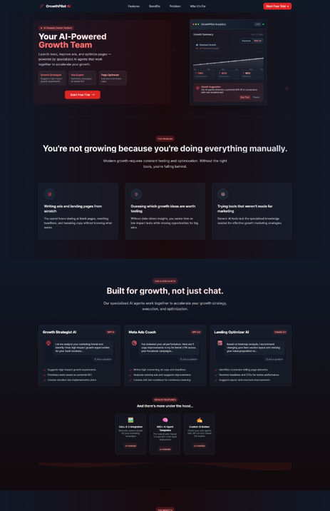 Growth Pilot AI preview