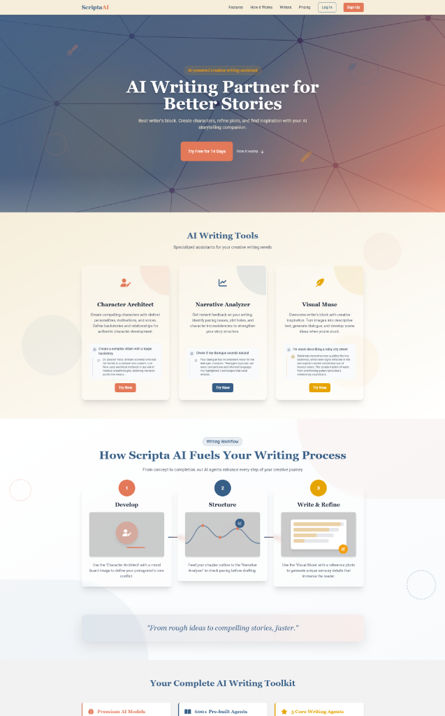 Scripta AI preview