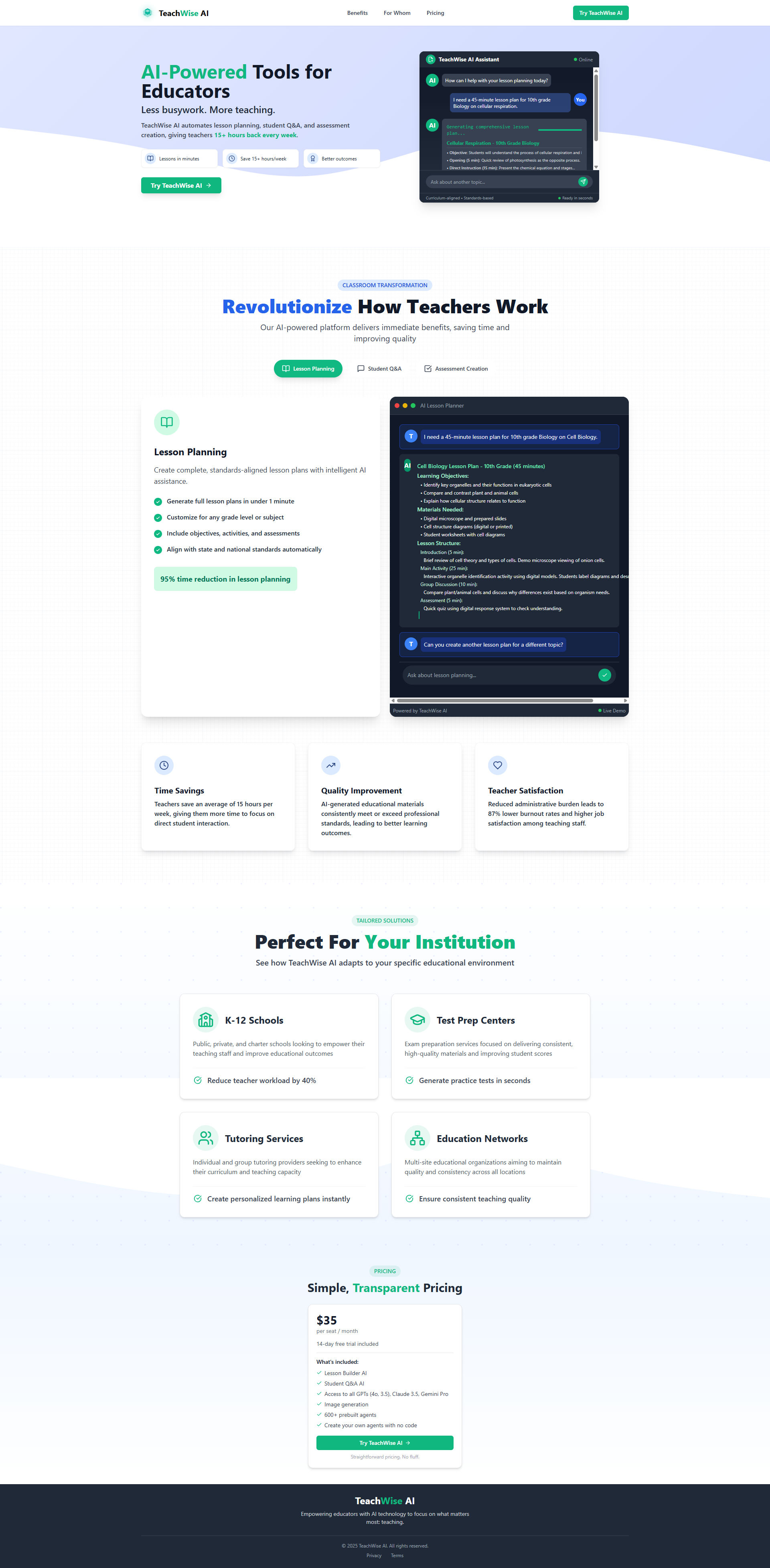 Teach Wise AI preview