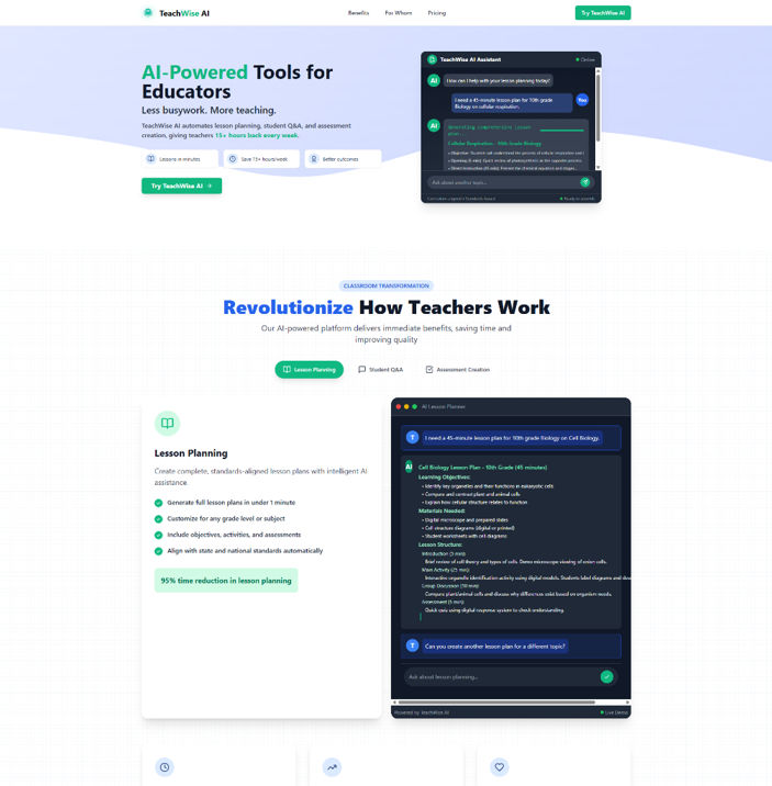 Teach Wise AI preview