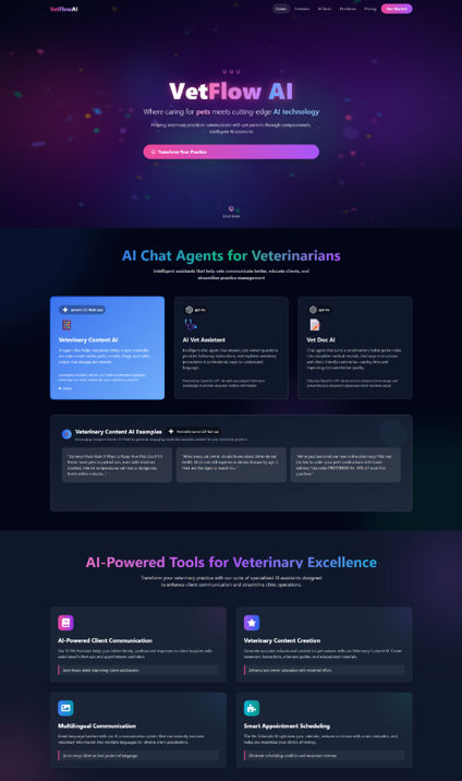 VetFlow AI preview