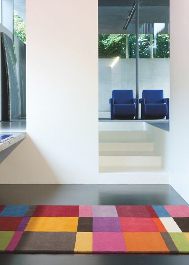 Tapis aux couleurs vives