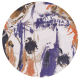 Gallery Fresque rond Purple Game 9342