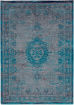 Fading World Medallion Grey Turquoise 8255