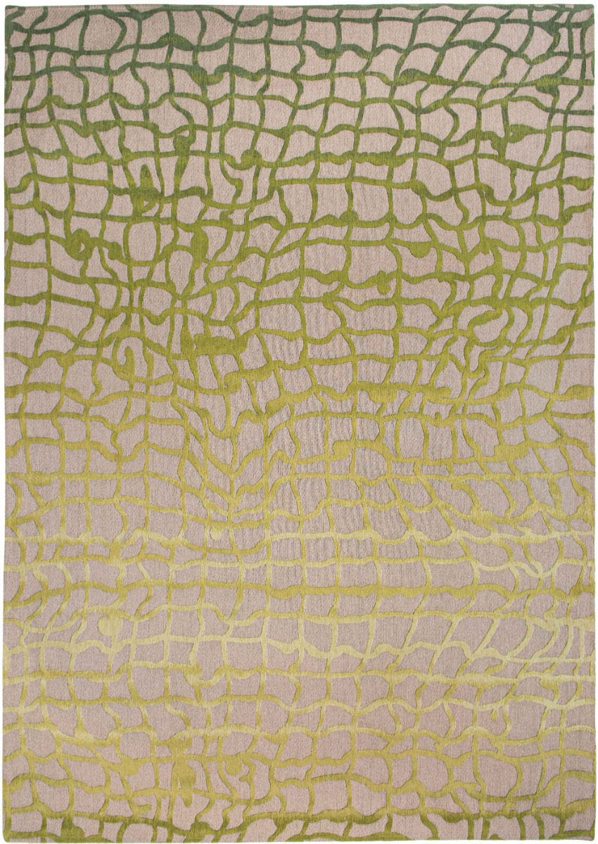 Louis De Poortere tapis, Meditation Palm Green 9331, Lagoon design