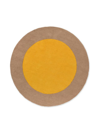 Brink & Campman | Festival Round Yellow 496306 | Carpet | Online Tapijten