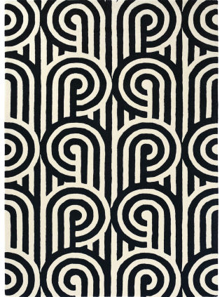 Florence Broadhurst | Turnabouts Black 039205 | Carpet | Online Tapijten