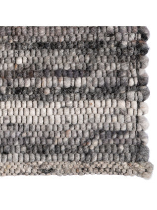 Chunky Knit Rug - Dove Grey