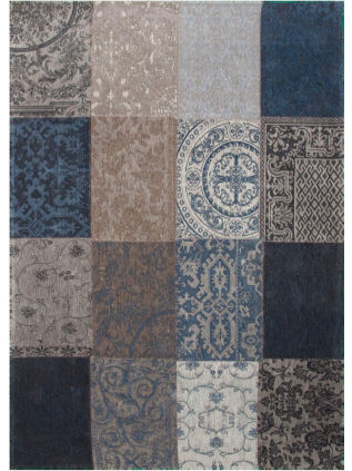 Louis de Poortere | Vintage Multi Blue Denim 8108 | Tapis | Tapis en Ligne