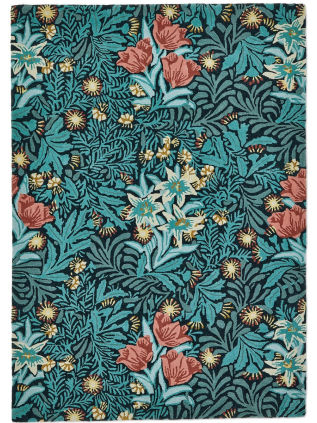 Morris & Co | Bower Indigo 128208 | Carpet | Online Tapijten