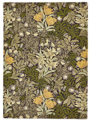 Morris & Co | Bower Twining Vine Green 128207 | Carpet | Online Tapijten