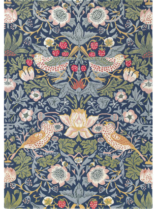 Strawberry Thief Indigo • Tapis en Ligne