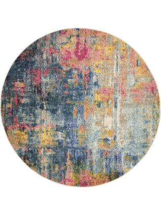Nourison | Celestial R. Blue Yellow CES09 | Carpet | Online Tapijten