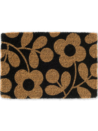 Orla Kiely | Doormat Stem Sprig Jet 563905 | Carpet | Online Tapijten