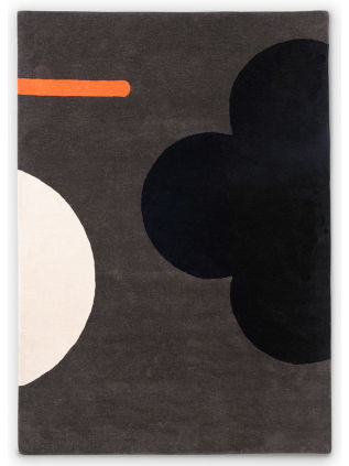 Orla Kiely | Geo Flower Graphite 60605 | Carpet | Online Tapijten